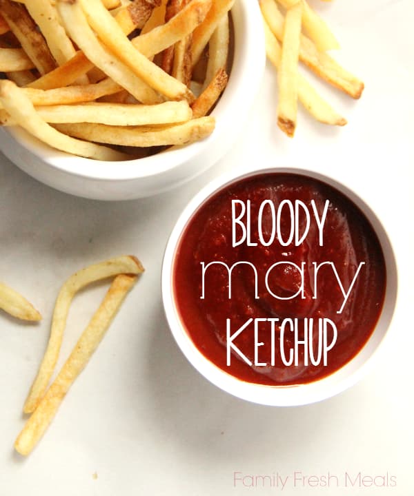 Bloody Mary Flavored Ketchup Punchfork