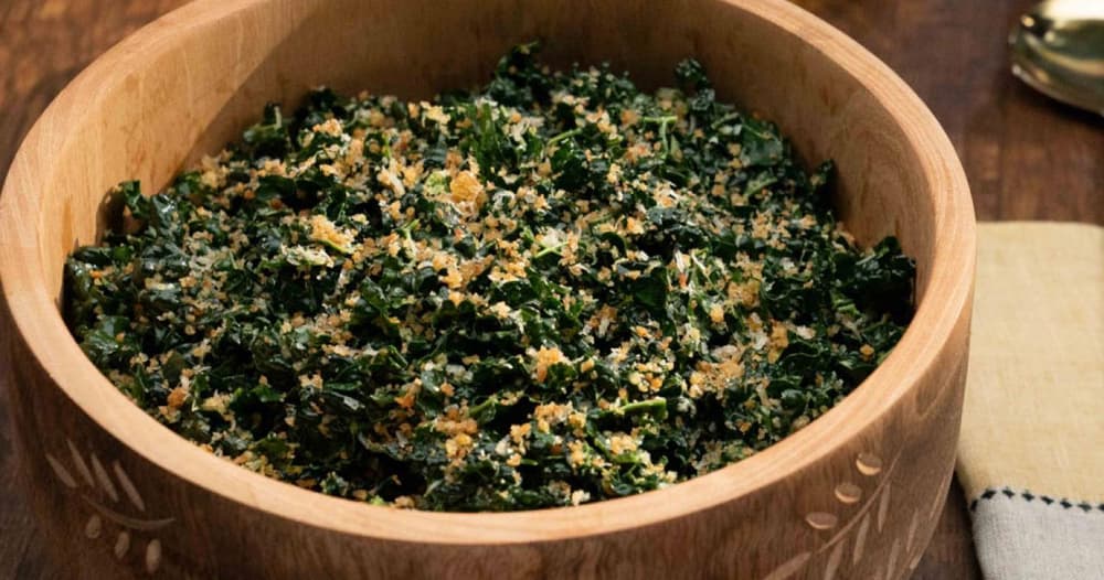 Kale Caesar with Garlicky Panko Crunch Punchfork