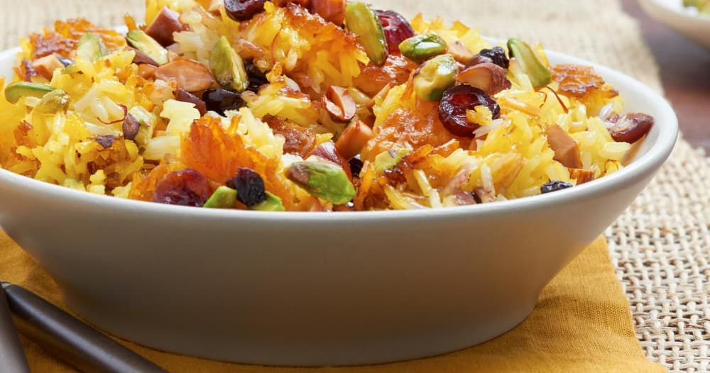 Jeweled Saffron Rice Pilaf Punchfork