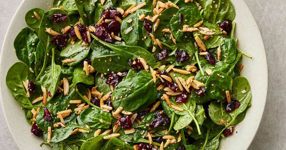 Jamie's Cranberry Spinach Salad Punchfork