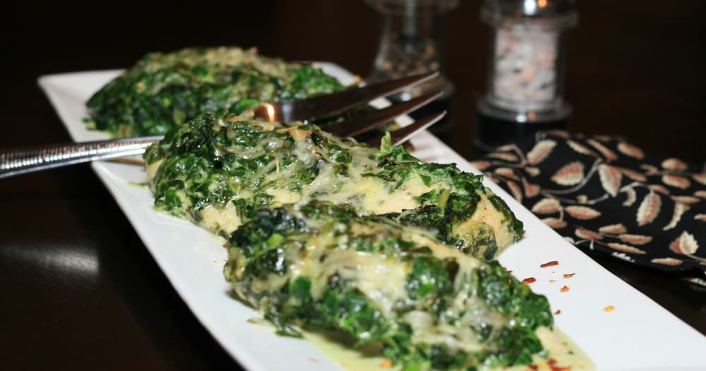 LowCarb Chicken and Spinach Casserole Punchfork