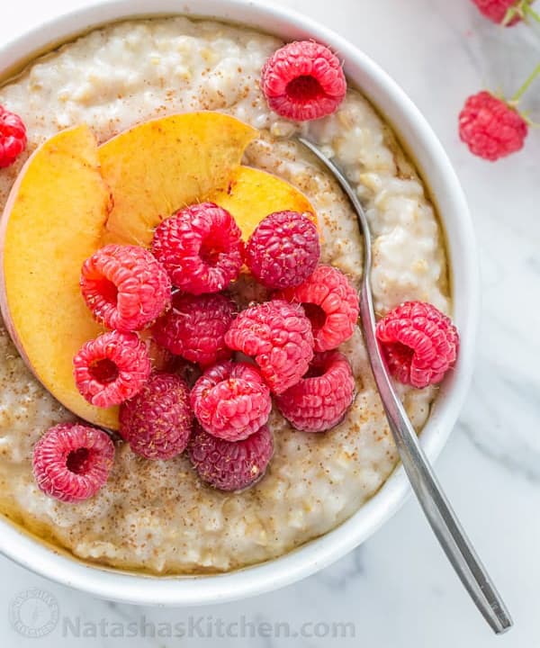 Maple Cinnamon Oatmeal (Steel Cut Oats) Punchfork
