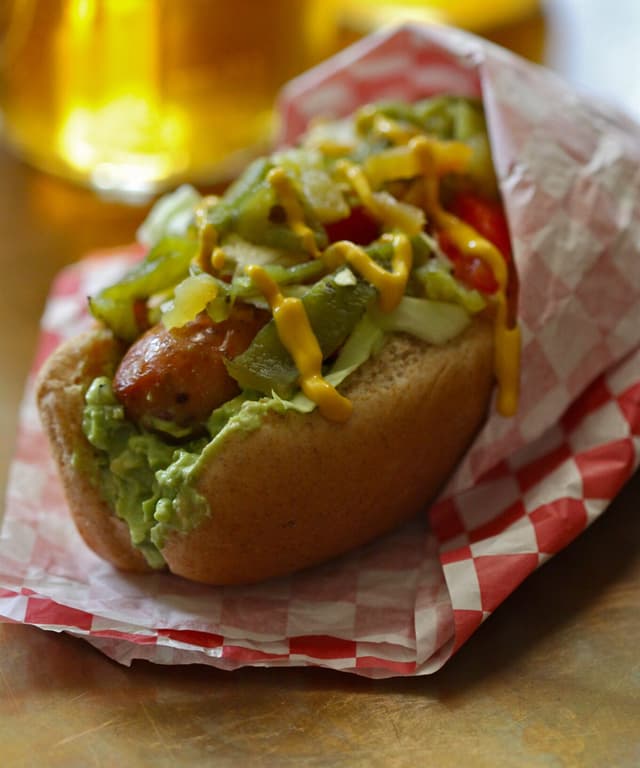 Andouille Chicken Sausage Brats with Hatch Chilies Punchfork