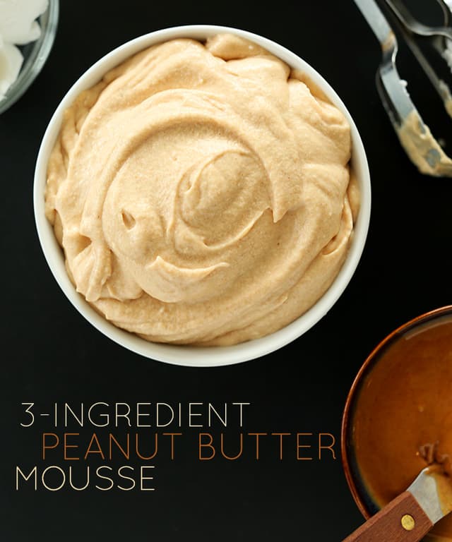 3Ingredient Peanut Butter Mousse Frosting Punchfork