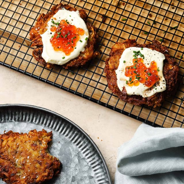 Crispy Potato Latkes Punchfork