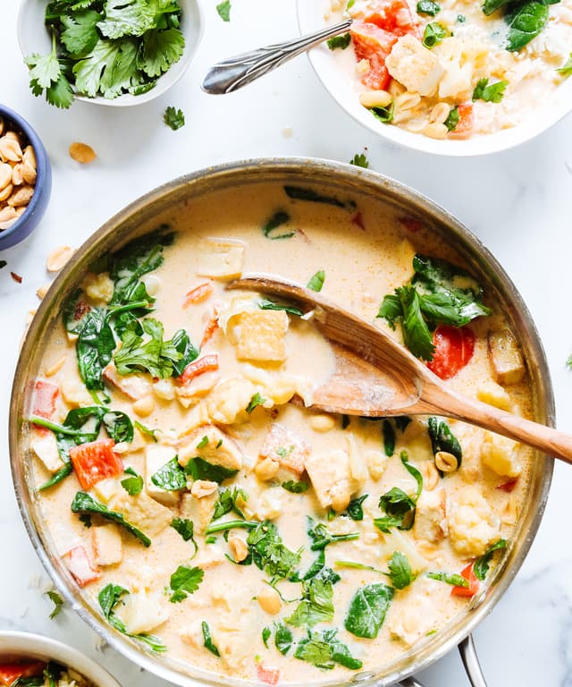 Easy Vegetable Panang Curry Punchfork