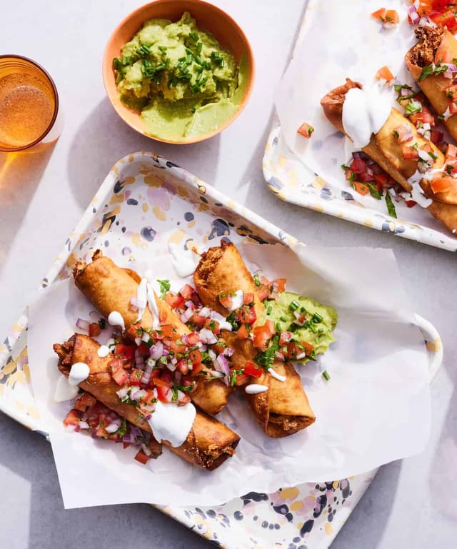 Chicken Flautas Punchfork