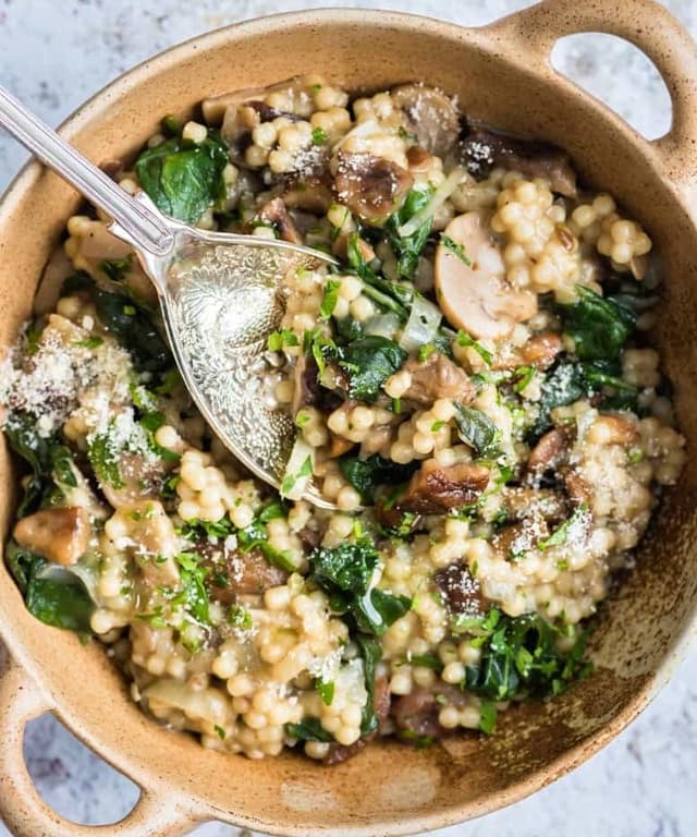 Pearl Couscous Risotto Punchfork