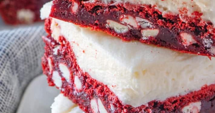 Easy Red Velvet Bars | Punchfork