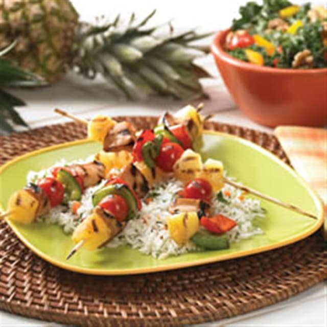 Easy Teriyaki Kabobs From Dole Punchfork