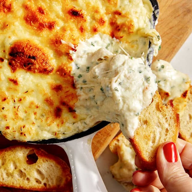 Baked Garlic Bread Dip Punchfork