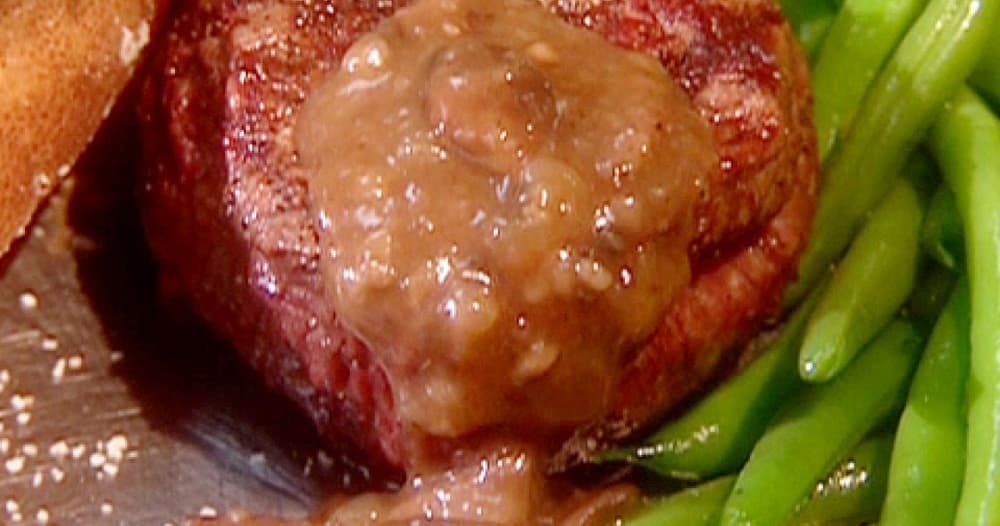 Filet Mignon with Peppercorn DemiGlace Punchfork