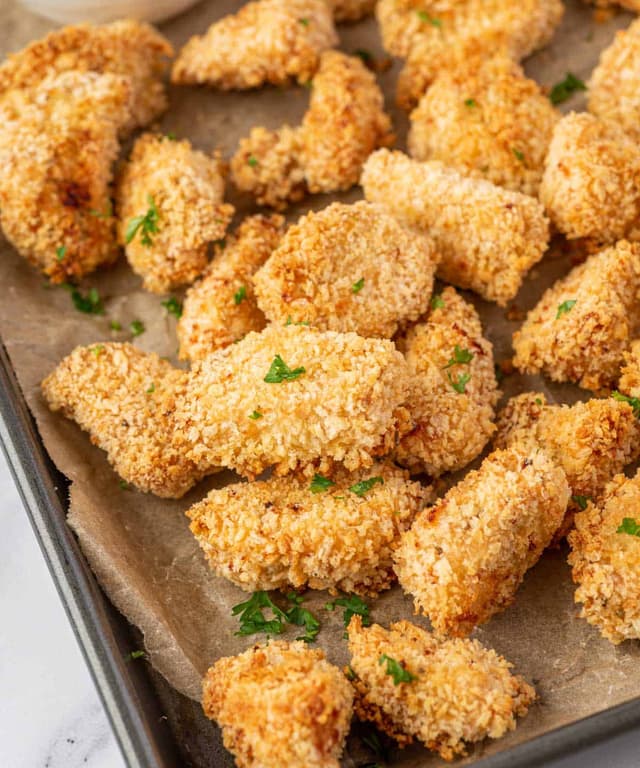 Oven Baked Popcorn Chicken Punchfork