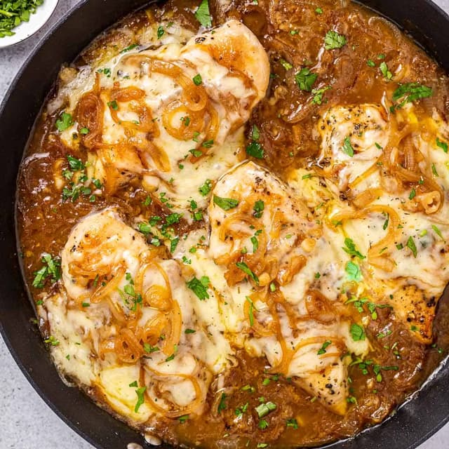French Onion Chicken Skillet Punchfork