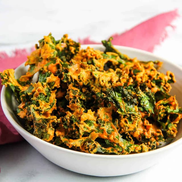 Kale Pakora Chips Punchfork
