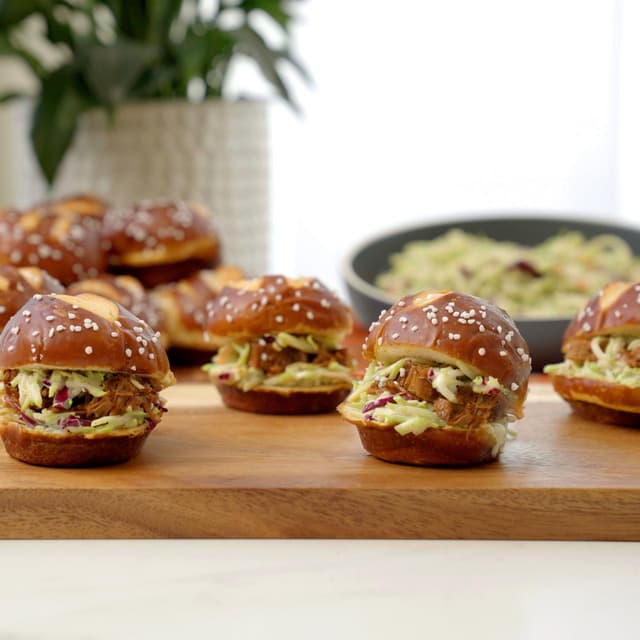 Instant Pot BBQ Brisket Sliders Punchfork