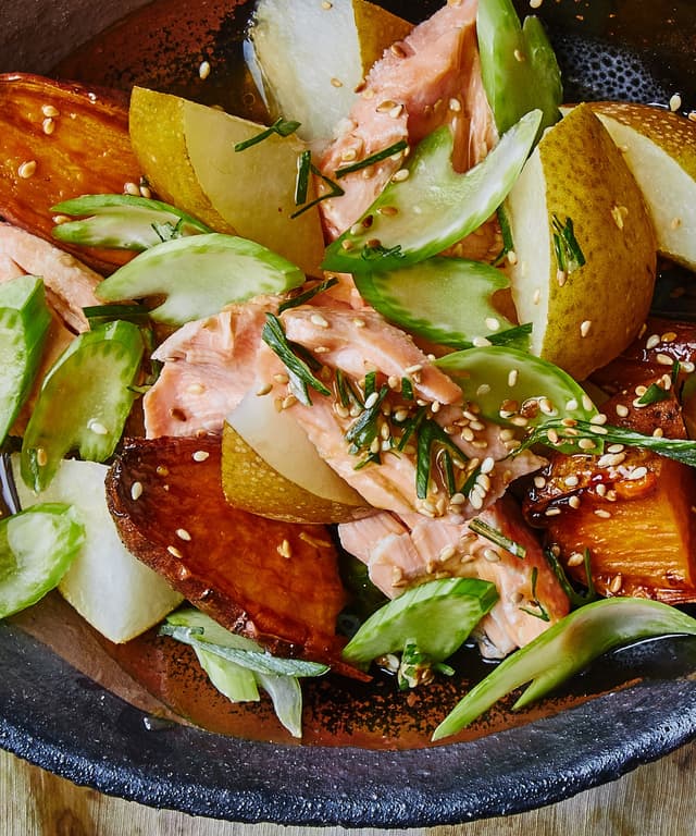 Ponzu Roasted Salmon for Two Punchfork