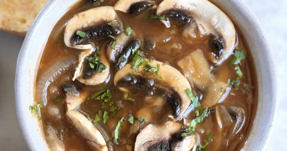 Mushroom Onion Soup Punchfork