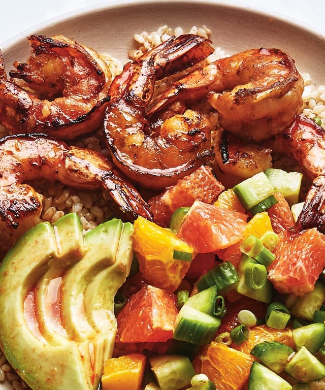 Citrus Shrimp Rice Bowls Punchfork