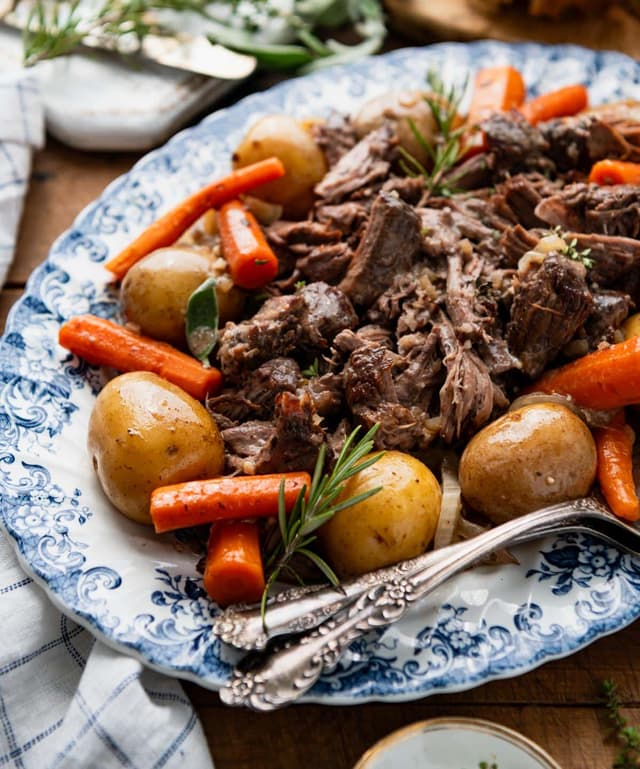 Crock Pot Pot Roast with Cream of Mushroom Soup Punchfork