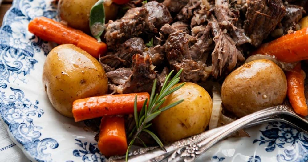 Crock Pot Pot Roast with Cream of Mushroom Soup Punchfork