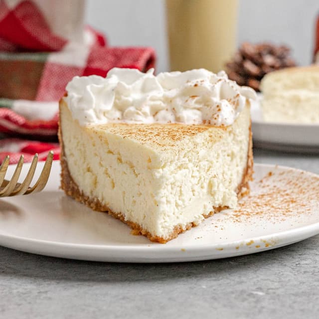 Eggnog Cheesecake Punchfork