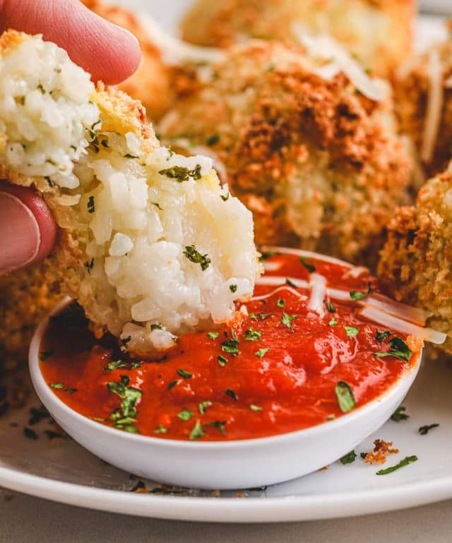 Air Fryer Arancini Rice Balls Punchfork