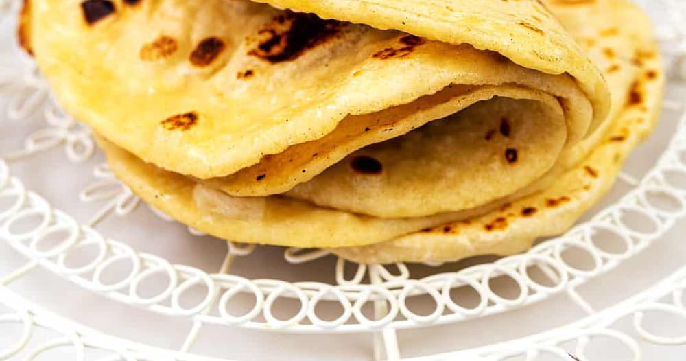 Easy Two Ingredient Yogurt Flatbreads Punchfork