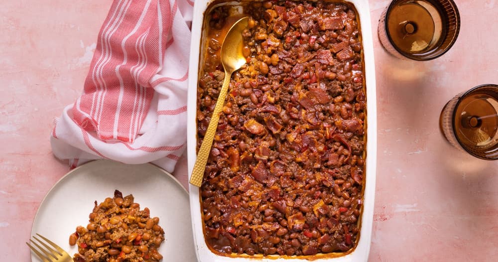 Trisha Yearwood's Baked Bean Casserole Punchfork