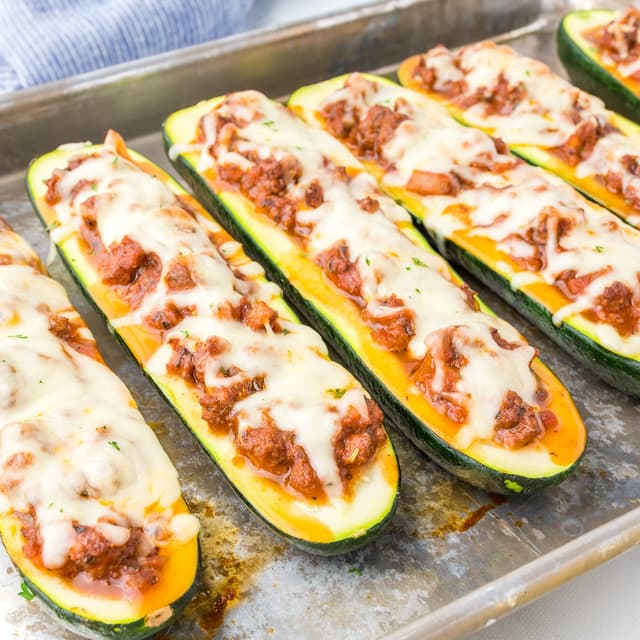 Ground Beef Stuffed Zucchini (Italian Style) Punchfork