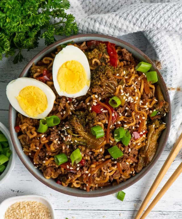 Slow Cooker Beef Ramen Noodles Punchfork