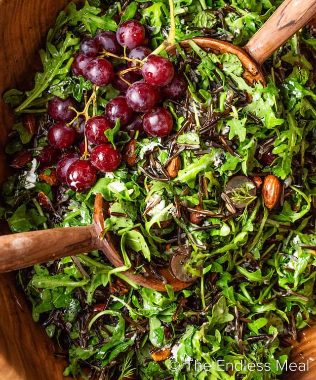 Arugula Wild Rice Salad Punchfork