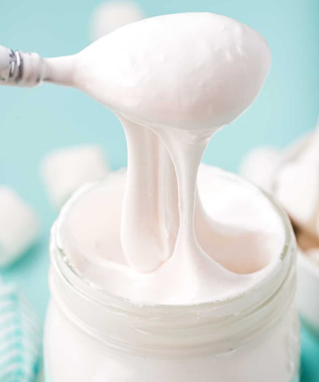 Homemade Marshmallow Fluff Punchfork