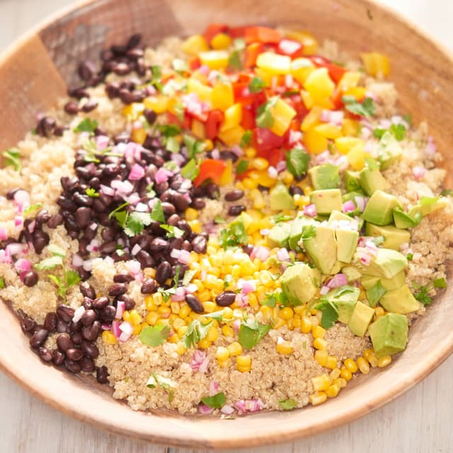 TexMex Quinoa Salad Punchfork