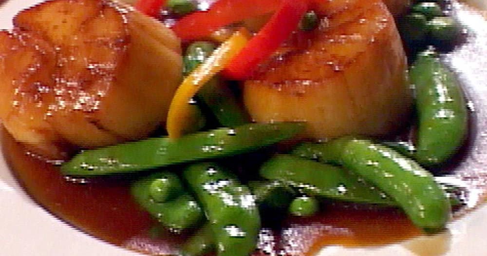 Wok Seared Scallops in Teriyaki Tabasco Butter Sauce Punchfork