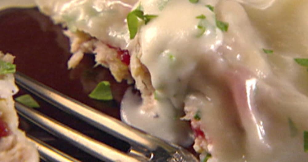 Turkey and Cranberry Ravioli Punchfork