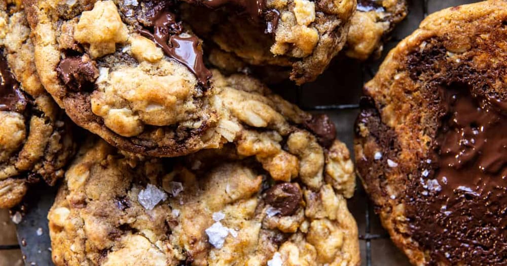 Brown Butter Pumpkin Oatmeal Chocolate Chip Cookies Punchfork