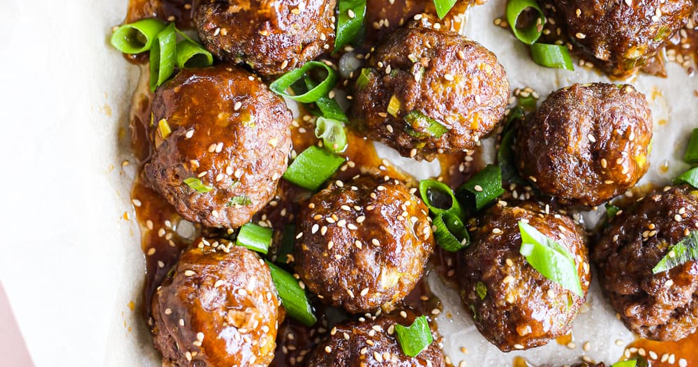 Baked Mongolian Beef Meatballs Punchfork