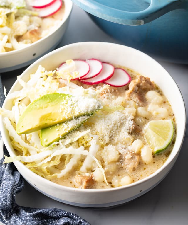 Pozole Blanco (White Hominy Soup) Punchfork