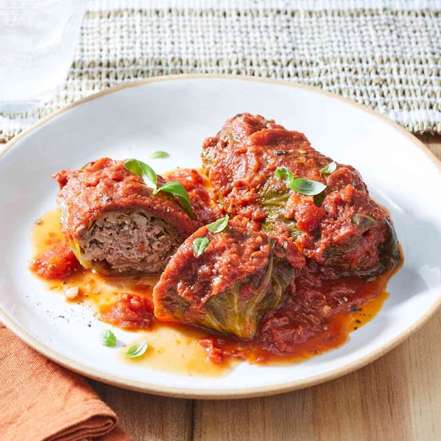 SlowCooker Stuffed Cabbage Rolls Punchfork