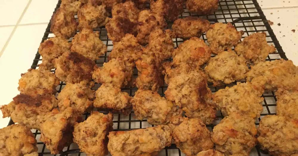 Whiz Sausage Balls Punchfork