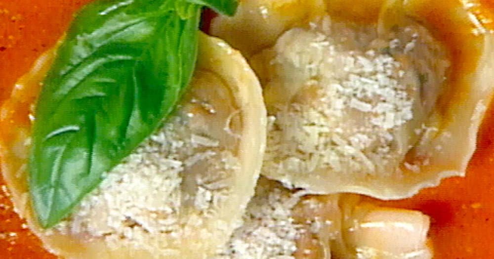 Veal Ravioli Punchfork