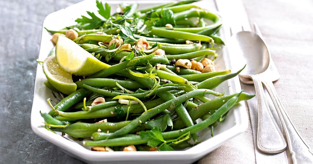 Green Beans and Lime Punchfork