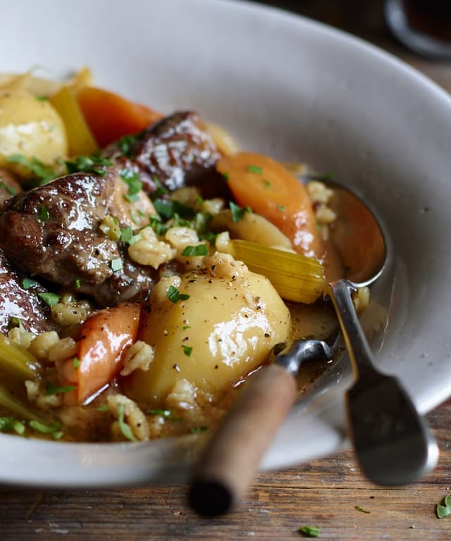 Irish Lamb Stew with Pearl Barley Punchfork