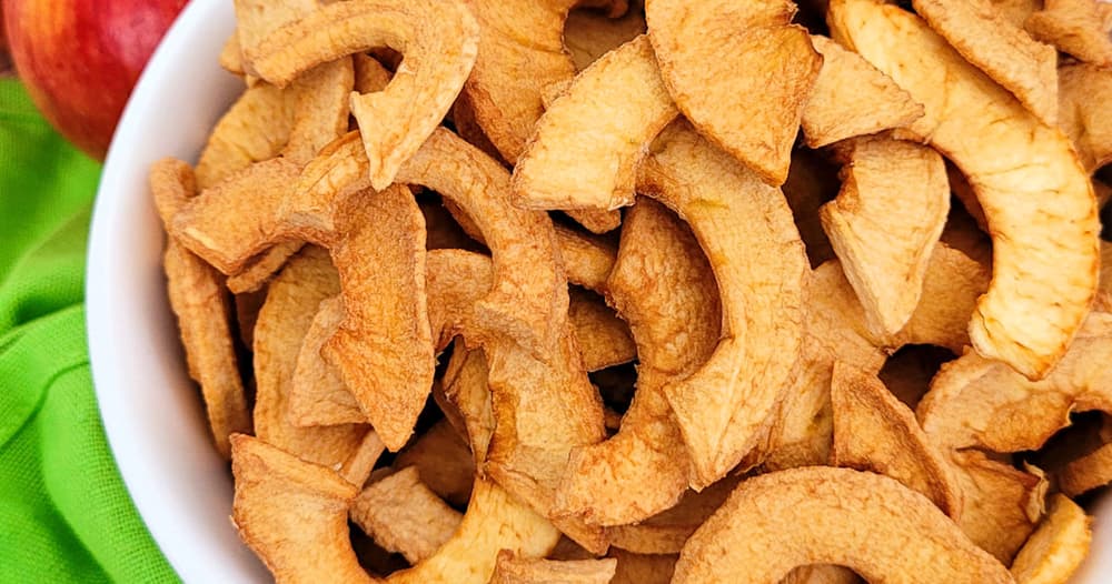 Dehydrated Apple Chips Punchfork