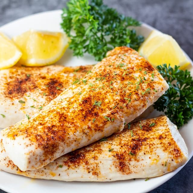 Broiled Mahi Mahi Punchfork