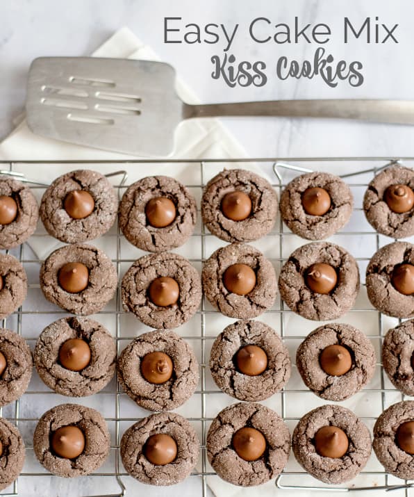 Easy Cake Mix Kiss Cookies Punchfork