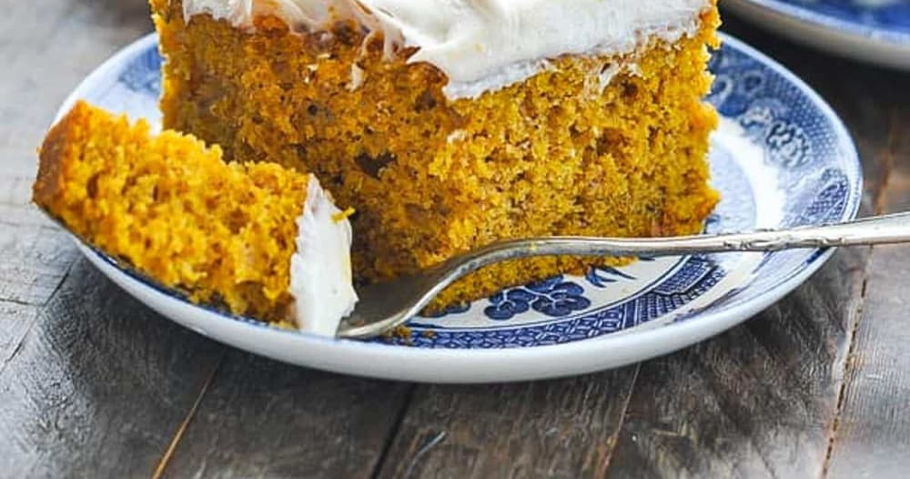 Easy Pumpkin Cake with Yellow Cake Mix and Pudding Punchfork