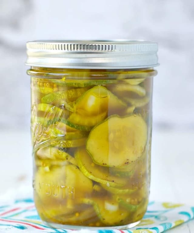 Lower Sugar Bread and Butter Refrigerator Pickles Punchfork