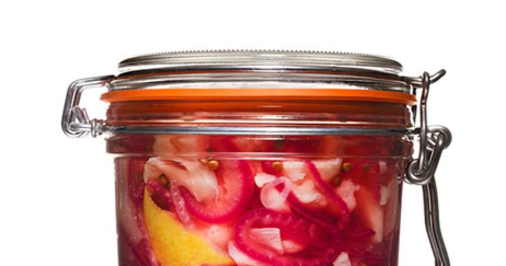 Pickled Cauliflower and Red Onion Punchfork